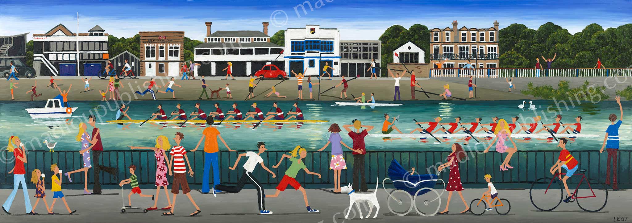 Putney Rowing Print Putney Rowing – Mad Lou Publishing